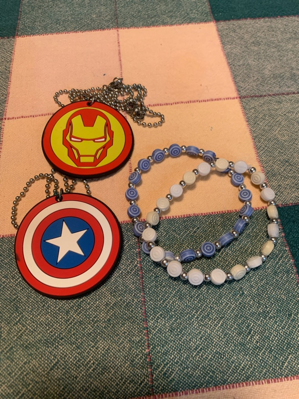 Captain America & Iron Man kids jewelry
